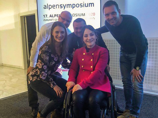 Miriam Welte, Eike Knall, Kristina Vogel und Oliver Schäfer 